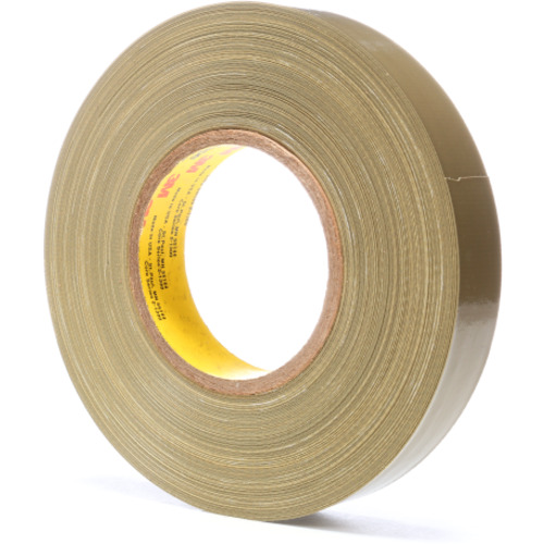 Scotch Polyethylene Coated Cloth Tape 390 Olive 1″ × 60 yd 11.7mil