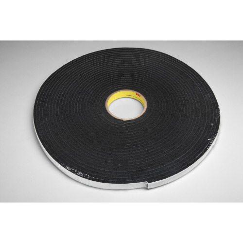 3M Vinyl Foam Tape 4504 Black 3/8″ × 18 yd 250 mil